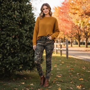 MISS Me Ankle Skinny Camo Jeans Size 25